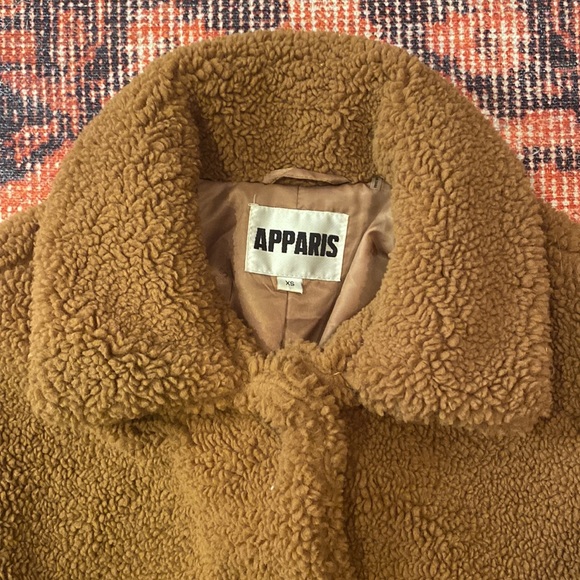 APPARIS Charlotte Fleece Faux Fur Jacket - Picture 10 of 12